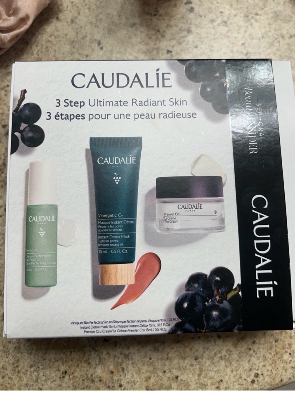 Caudalie Green and White 3-Step Radiant Skin Set